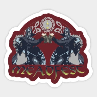 MEADFEST - On horseback? Sticker